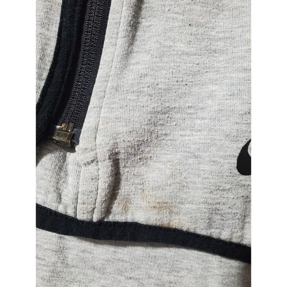 Nike Tech Cape Hoodie Sweatshirt Women's Size Small Grey Black - Picture 9 of 9